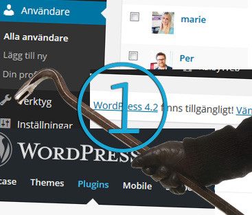 Tio steg för en säkrare WordPress-sida, del 1